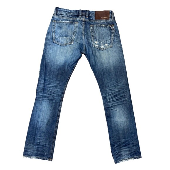 Cult Of Individuality Japanese Selvedge Denim Rebel Straight Jeans Men's 33X34 - Picture 2 of 9